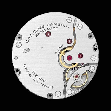 panerai p6000 movement|panerai chronographs.